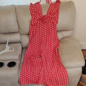 Red Polka Dot Kids One Piece
